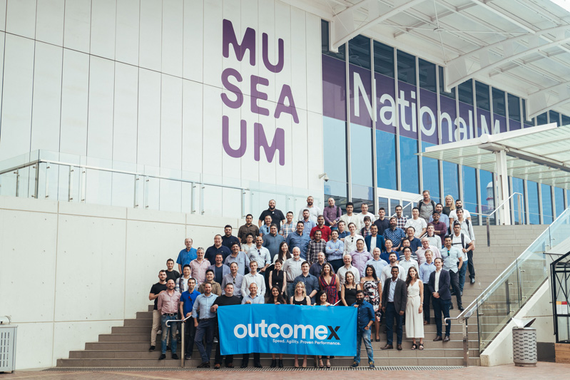 Outcomex team at Maritime Museum