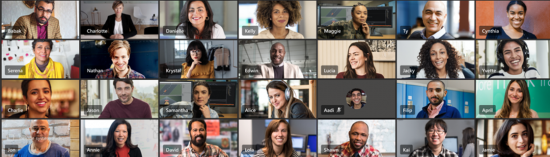 Microsoft Teams Mosaic View